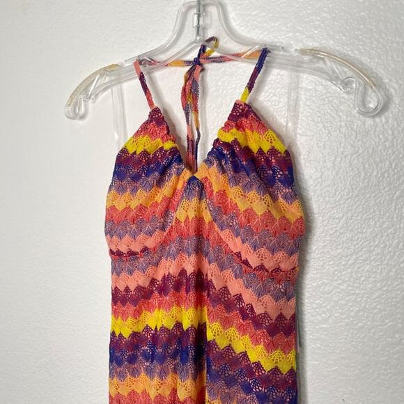 Wild Fable Target Womens Dress Size M Multicolored Long Summer Pull On Maxi - Picture 7 of 14
